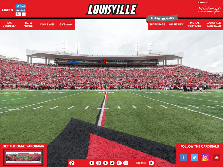 Louisville Cardinals - Blakeway Gigapixel