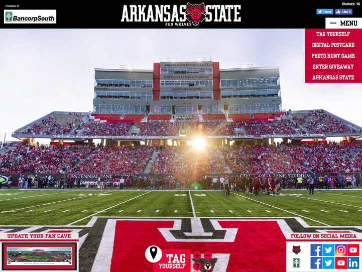 Arkansas State Red Wolves - Blakeway Gigapixel