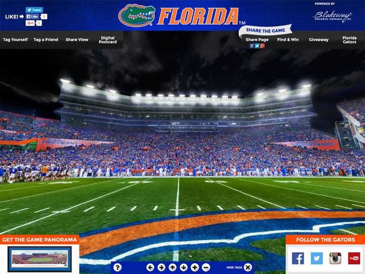 Florida Gators - Blakeway Gigapixel