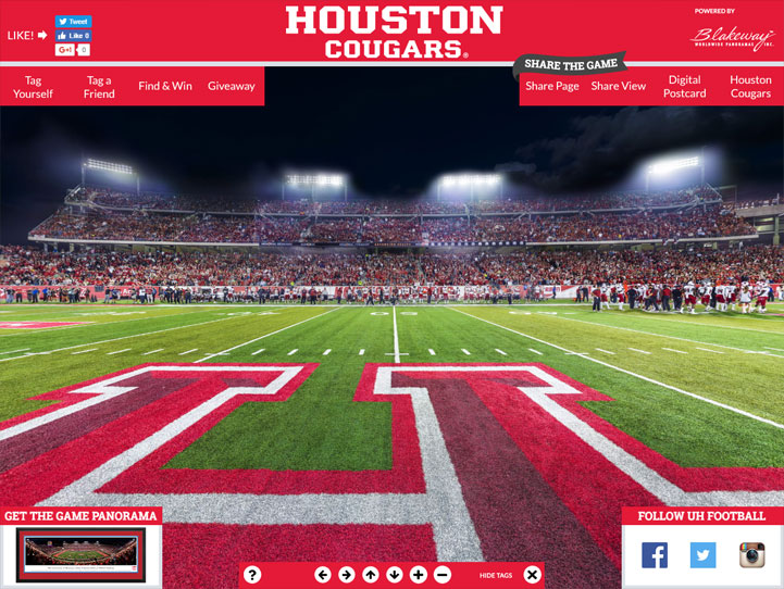 Houston Cougars - Blakeway Gigapixel